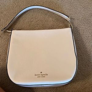 White Leather Kate Spade New York Lexy Shoulder Bag